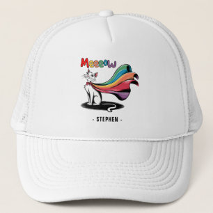 Boné Super Cat Meeow - Rainbow Cape Pride Cat