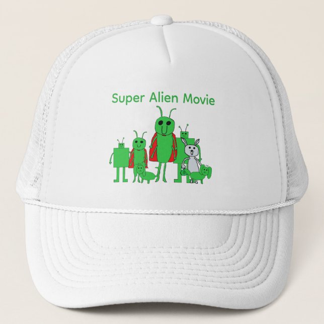 Boné Super Filme Alien Cap de Personagem Completo (Frente)
