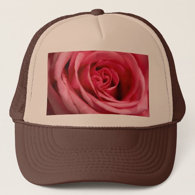 Boné Super Legal Grande Rosa Rosa Impressa Bege Marrom (Frente)