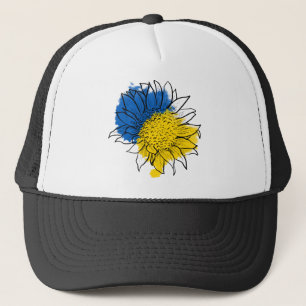 Boné Suporte para girassol azul e amarelo na Ucrânia