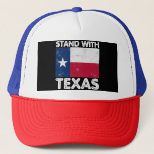 Boné Suporte para Texas I Stand com Texas Texan Flag