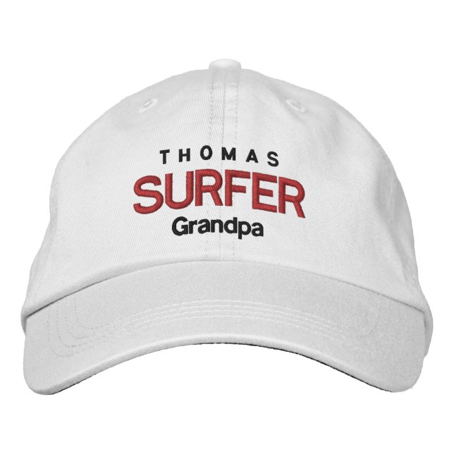 Boné SURFER GRANDPA Hat V07A Personalizado (Frente)
