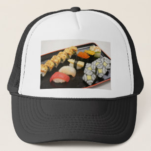 Boné Sushi Rolls Sesame Ginger Wasabi Japão Kitchen