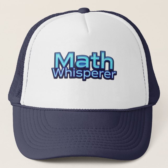 Boné Sussurrador de Matemática (Frente)