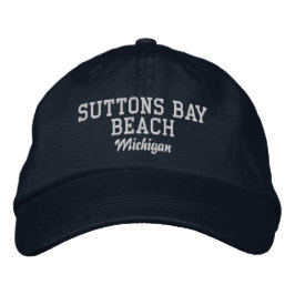 Boné Suttons Bay Beach Michigan Baseball Hat
