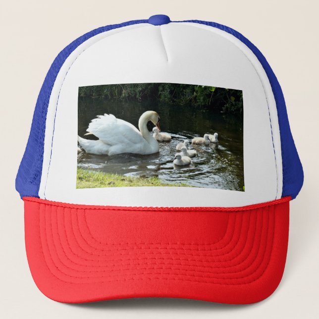 Boné Swan branco com Pintinhos (Frente)