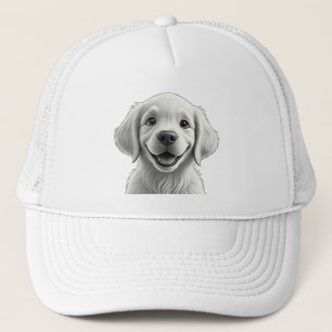 Boné Sweet Golden Joy: Pixar-Style Puppy Friends