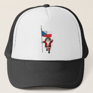 Boné Sweet Santa Claus Com Bandeira Da República Checa