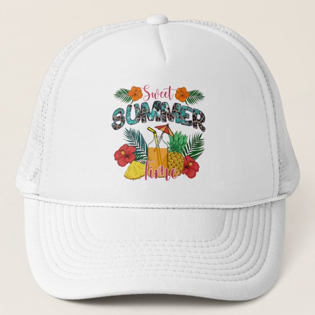 Boné Sweet Summer Time Beach | Ilha Tropical (Frente)