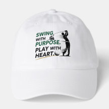 Swing with purpose. Play with heart.