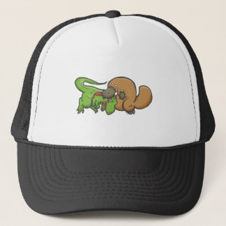 Boné T-rex contra Platypus