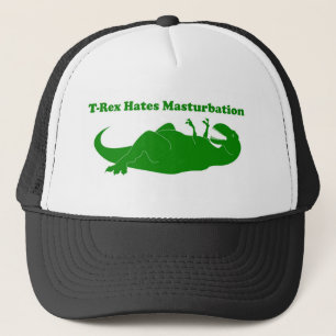 Boné T-rex deia o chapéu do camionista da masturbaçã