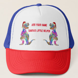 Boné T Rex Divertido Natal Divertido Dinossauro Slogan 