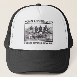Boné T-shirt da segurança interna do nativo americano