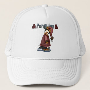 Boné T-shirts e presentes de pinguim-neve