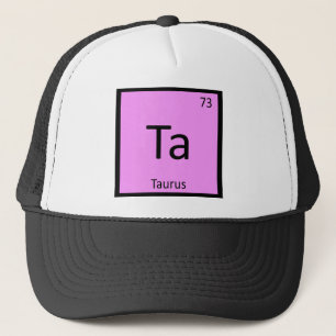 Boné Ta - Touro Signo do Zodíaco Química Tabela Periódi