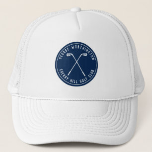 Boné Taco de golfe personalizado clássico azul marinho