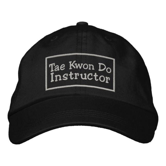 Boné Tae kwon do Instrutor (Frente)