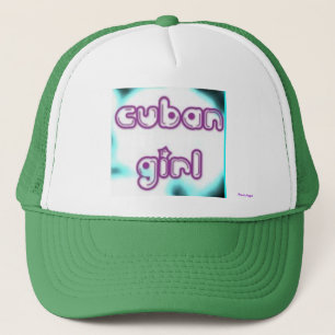 Boné Tag cubano da menina