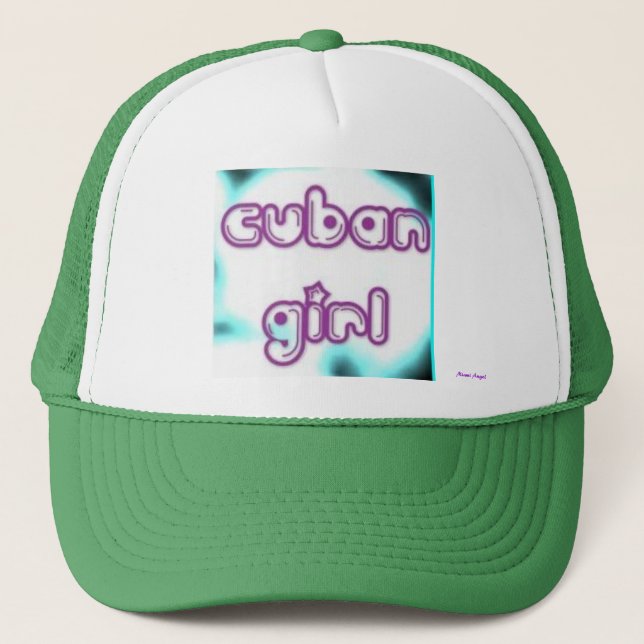 Boné Tag cubano da menina (Frente)