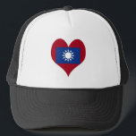 Boné Taiwan pavilhão Taiwan<br><div class="desc">Bandeira de Taiwan O pavilhão de Taiwan foi adotado oficialmente em 28 de outubro de 1928. O sol branco no campo azul era a bandeira do partido Kuomingtang,  e os raios representam duas horas por dia. O campo vermelho representa a raça chinesa Han. #taiwan #república #flag</div>