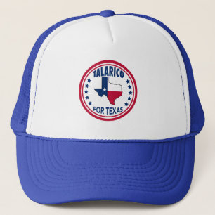 Boné Talarico para Eleição do Texas Azul