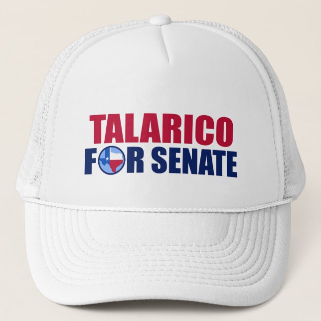 Boné Talarico para Senado Texas Eleição 2026 (Frente)