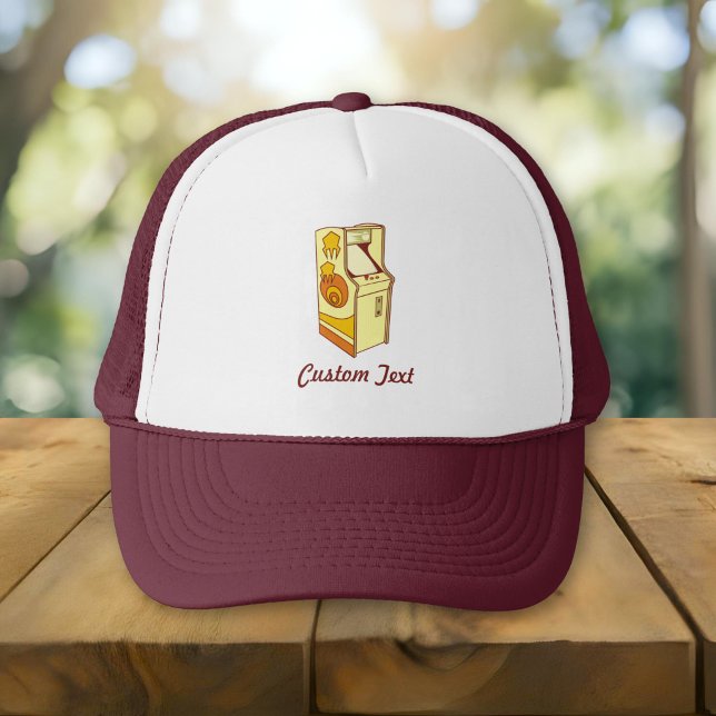 Boné Tall arcade game console trucker hat (Criador carregado)