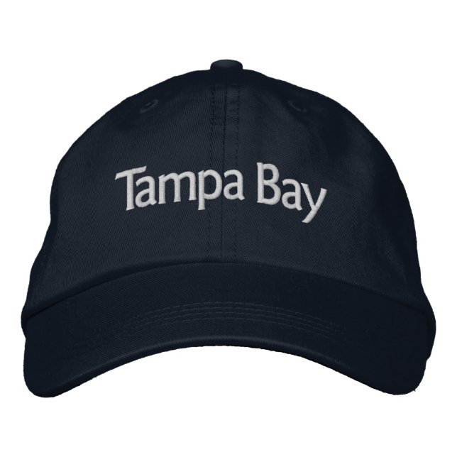 Boné Tampa Bay na Flórida Embroborou Chapéu Baseball (Frente)