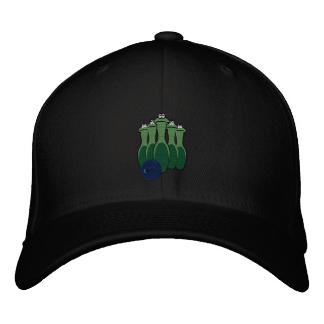 Boné Tampa Bordada com Pinos de Boliche de Rã (Frente)