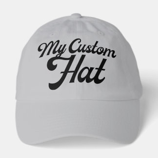 Boné Tampa de beisebol cinza personalizada em branco (T