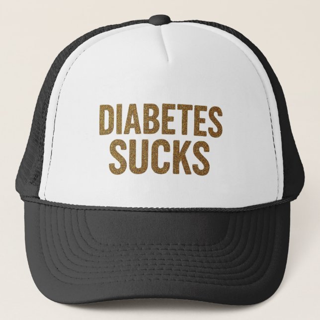 Boné Tampa de Diabetes É Uma Droga. (Frente)
