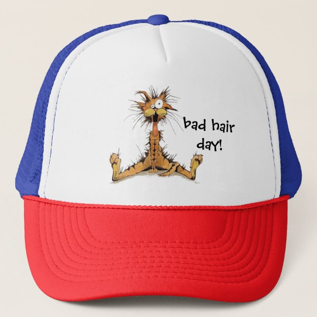 Boné Tampa - Dia de Cabelo Ruim! (Frente)