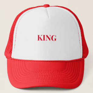 Boné Tampa personalizado nome do Rei texto Branco e Ver