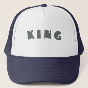 Boné Tampo de texto personalizado King Gorros Caps Cami
