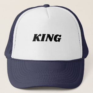 Boné Tampo de texto personalizado Rei Caps Chapéus Cami