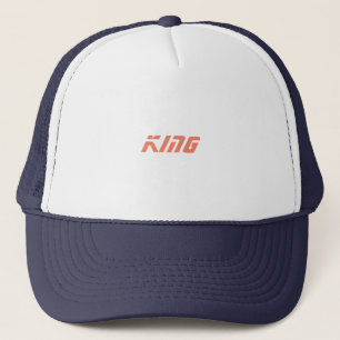 Boné Tampo de texto personalizado Rei Caps Chapéus Cami