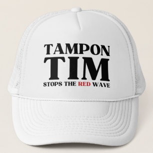 Boné Tampon Tim Will Pára A Onda Vermelha-Tim Walz 2024