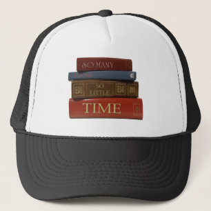Boné Tão muitos livros tão pouca hora