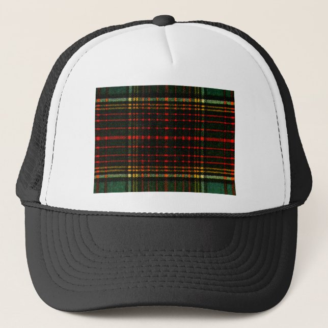 Boné Tartan Colors Anderson The MUSEUM Zazzle Gifts (Frente)