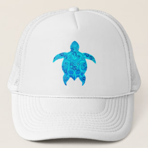 Boné Tartaruga tribal azul de Honu