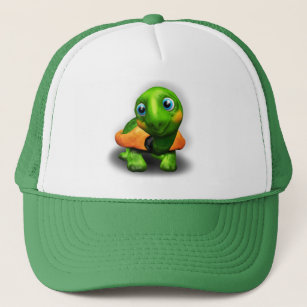 Boné Tartaruga Verde 3D