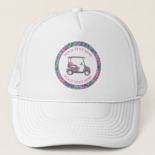 Boné Tartarugas Marinhas Elegantes Carrinho de Golfe