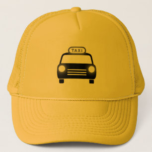 Boné Táxi em preto & no branco