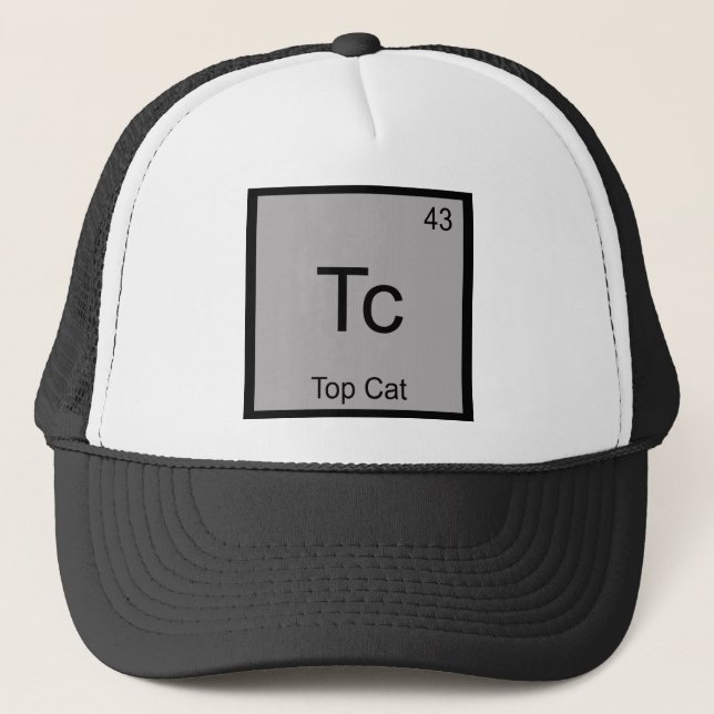 Boné Tc - Camisa engraçada com símbolo do elemento quím (Frente)