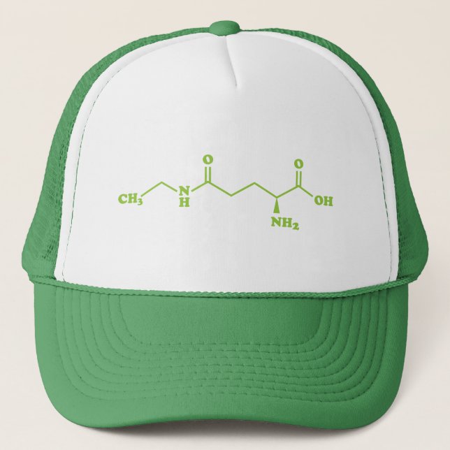 Boné Tea Theanina Fórmula Química Molecular (Frente)