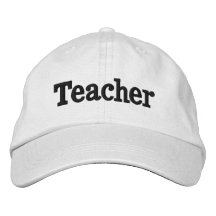 teacher baseball cap job title 