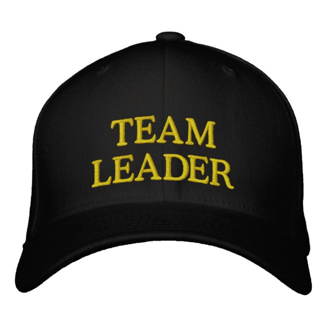 Boné TEAM LEADER Embroidered Baseball Cap for Leaders (Frente)