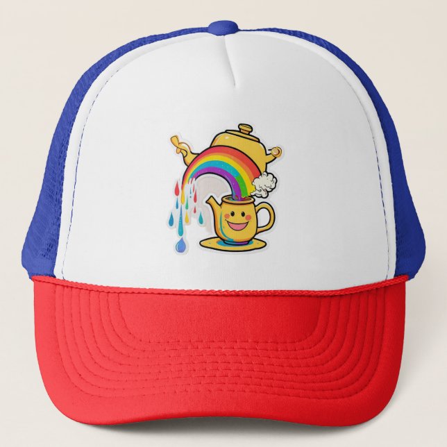 Boné "Teapot Magic and Rainbows" (Frente)