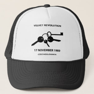 Boné Teclas tilintando - símbolo da revolução de veludo